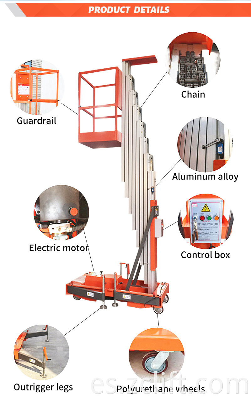 Push Around Vertical Mast Lift 21 Ft 25 Ft686022